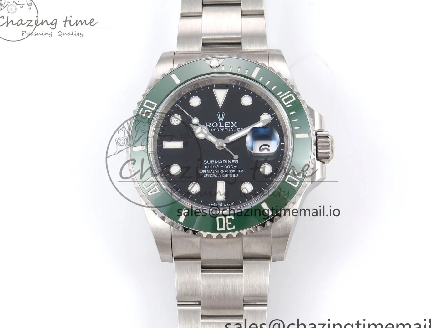 MiroTime 0113 Submariner 41mm 126610 LV Green Ceramic EWEF Best Edition on Bracelet SH Durable 1035